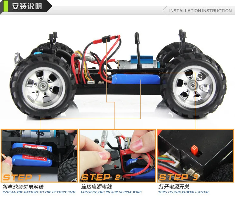 Wltoys A979 1/18 2,4 GHz 4WD высокоскоростной Монстр 50 км/ч Rc гоночный автомобиль с радиопередатчик RTR пульт дистанционного управления внедорожник