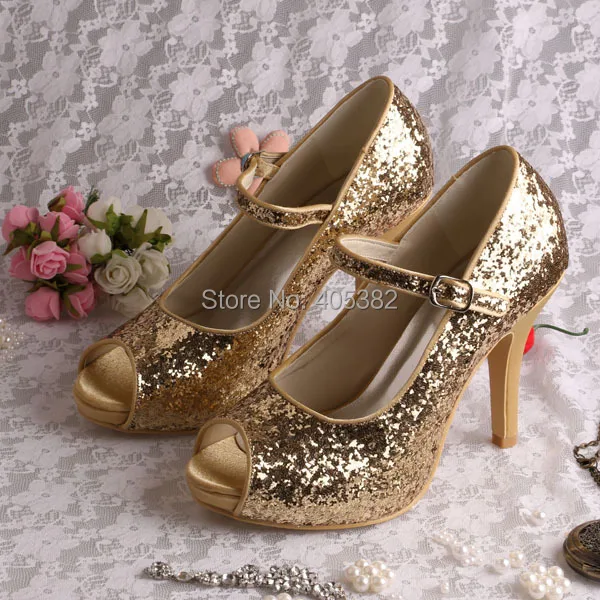 golden party wear sandals