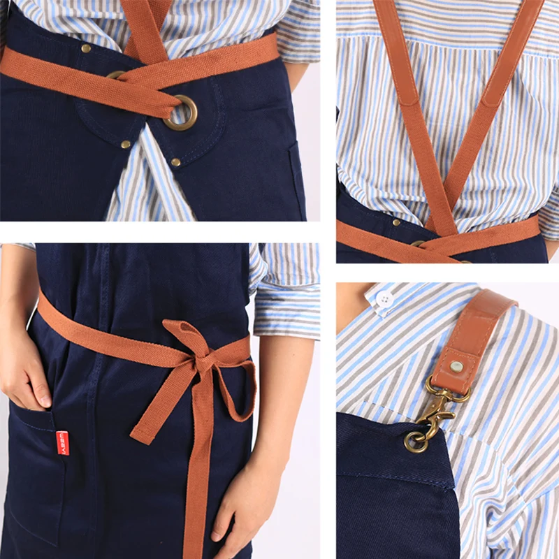 Cotton apron  (2)