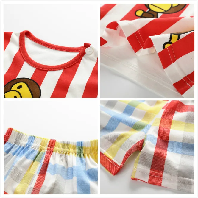 Baby Clothing Set cheap Baby Girl Clothes Lovely Baby Boy Girl Summer Infant Clothing Clothes Striped Shorts + Yellow Top Tees Clothes Baby Outfits baby clothing set red	