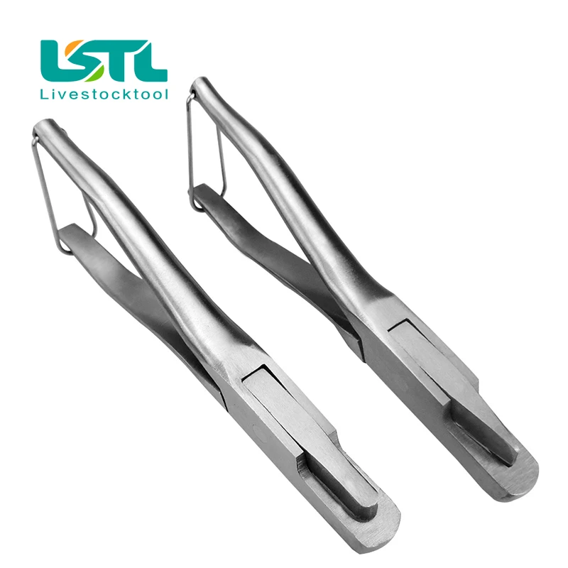 Farm Animal Veterinary U shape /V shape animal ear notcher