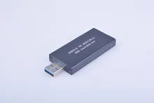 New USB 3.0 to M.2 NGFF 22*42 SSD Mobile hard disk box External Enclosure Storage Case Free Shipping