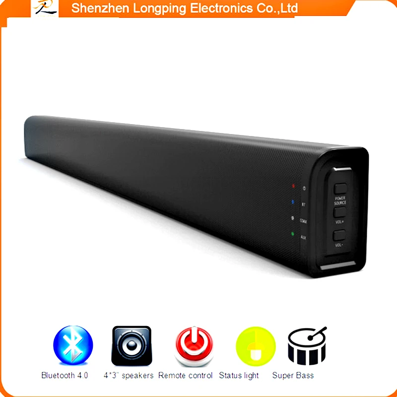 Powerful Bluetooth Soundbar Wireless slim subwoofer loudspeakers home theater system and home stereo system