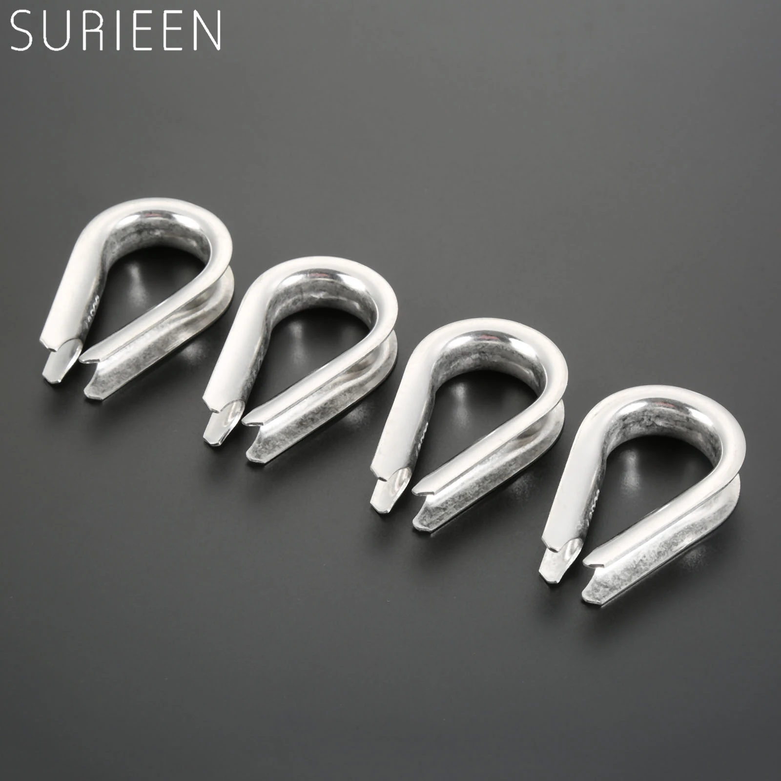 4pcs 1 2 M12 Marine 316 Stainless Steel Boat Thimbles Rigging Wire Rope Cable Crimps Clamps Ring Terminating Sleeve Clips Yacht Rowing Boats Aliexpress