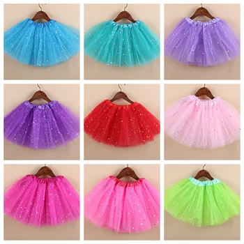 

Tutu Skirts For Girls Summer Cute Baby Star Print Mesh Princess Girls Ballet Dancing Party Skirt Cotton Clothing 4 5 6 7 8 Year