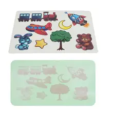 Флуоресцентный чертежный блокнот для рисования, Немагнитный Детский граффити, доска для раннего образования для детей, головоломка для рисования, игрушки для творчества