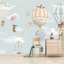 Beibehang пользовательские шелковистые papel де parede 3d обои скандинавские креативные акварельные Средиземноморский КИТ Детская комната фон