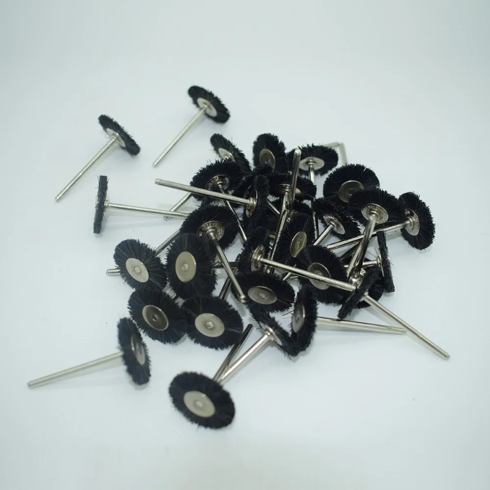 20pcs dremel black bristle wheel Brushes Die Grinder Dremel Rotary Tool