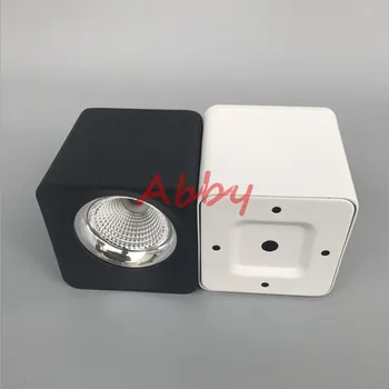 

12W COB LED Downlight Square/Round LED Ceiling Light 85-265V Surface Mnt Cabinet Wall Spot Down light Ceiling Lamp Home Lighting