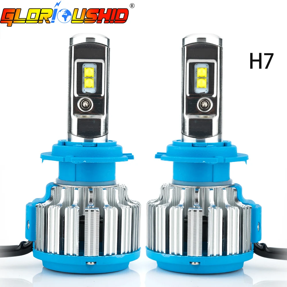 

One Set H7 Led High Power Car Headlight 70W 7000lm 6000k White LED Headlamp Bulb Replacement Fog Light