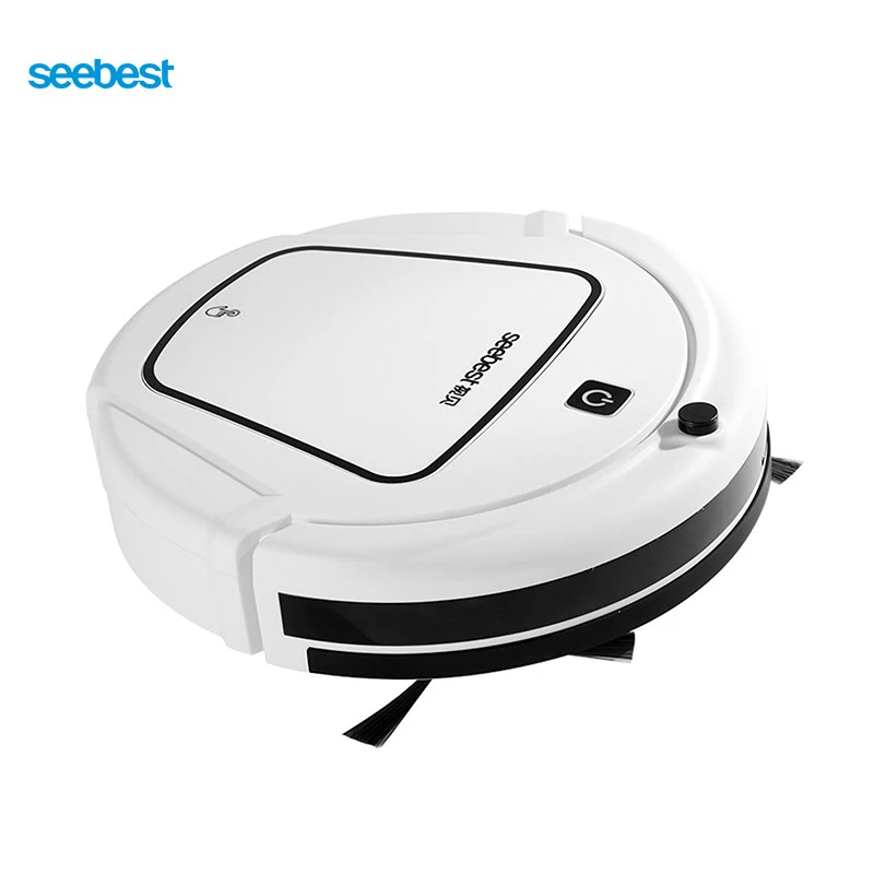 Seebest D720 MOMO 1.0 Dry Mopping Robot Vacuum Cleaner with Big Suction Power, 2 side brush,Time Schedule Clean, 2200mah Li-ion