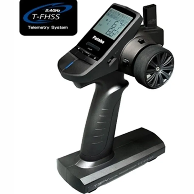 

Original Futaba 2.4G 3-Channel Intermediate Gun Remote Control 3PV Supports FHSS/S-FHSS/T-FHSS with Receiver for RC car RC Truck