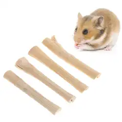 1 упаковка натуральных питательных веществ Сладкая бамбуковая Жевательная игрушечная палочка закуски для домашних животных для кролика