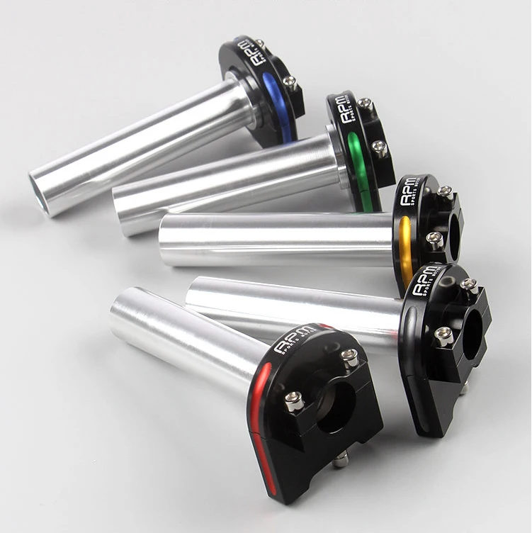 CNC Aluminum Alloy Quick Turn Twist Throttle Fuel Oil Handlebar Control Grips Accelerator For Motorcycle Scooter Dirt Bike CNC Aluminum Alloy Quick Turn Twist Throttle Fuel Oil Handlebar Control Grips Accelerator For Motorcycle Scooter Dirt Bike
