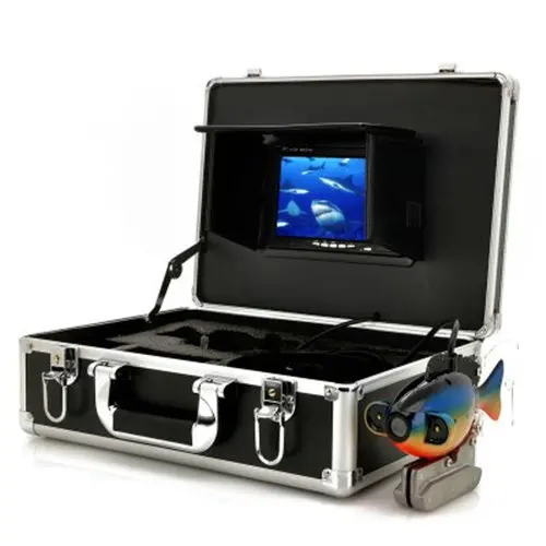 Yobangsecurity Беспроводной Wi-Fi 1000TVL Подводная охота Камера Рыболокаторы видео Регистраторы Камера белый светодиодный свет с APP