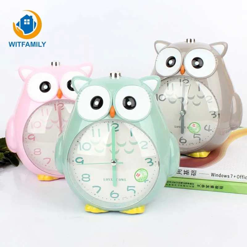 Cute Owl Alarm Clock Creative Luminous Watch Music Snooze Alarm Watch