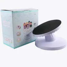 AMW 9 дюймов пластиковый торт стенд вращающийся торт проигрыватель украшение для свадебного торта принадлежности для выпечки