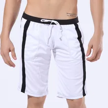 WJ мужские повседневные шорты до середины колена свободные шнурки мужские плавки мужские шорты для скейтборда