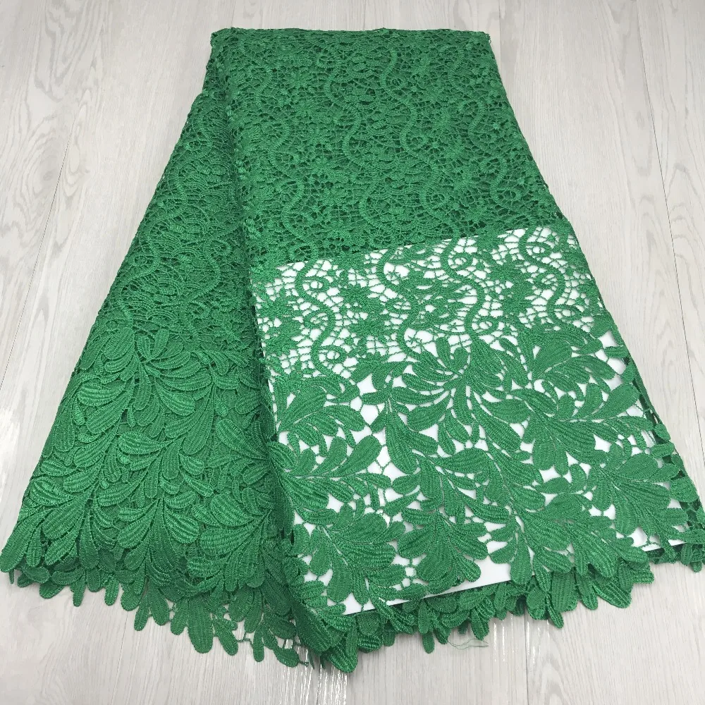 Green African Lace fabric Hot Sell Mesh New Arrival Mint Green Color