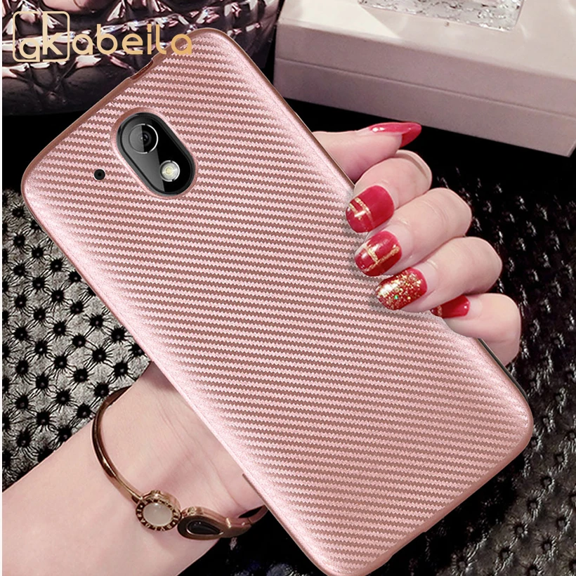 

AKABEILA Silicone Phone Case For HTC Desire 526 526G+ 526G 326 326G Housing Bag Cover Carbon Fiber Bag For HTC Desire 526 Case