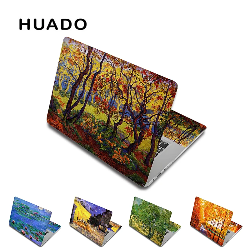 Oil painting waterproof notebook stickers for 15.6 15\