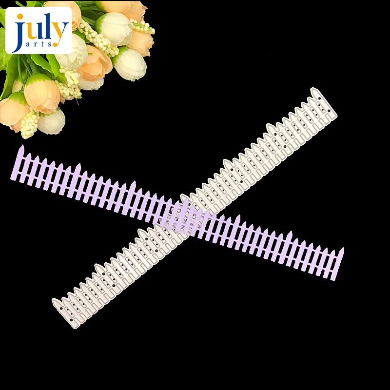 

Julyarts Fence Barrier Paling Railings Frame Metal Cutting Dies Album Decoration Embossing Folder Stencils Die Cutter Template