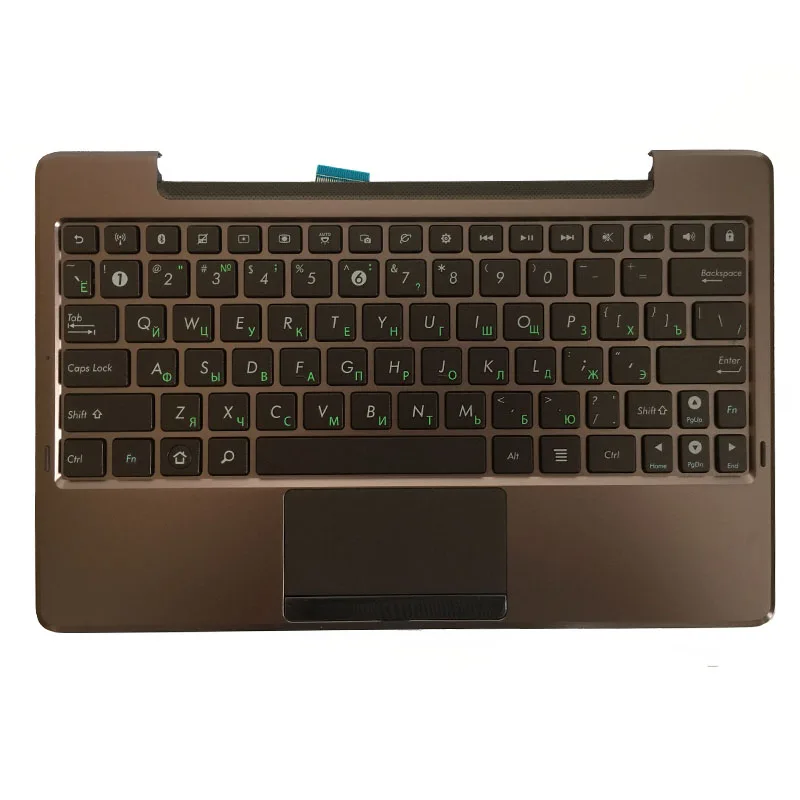 RU русской клавиатуры ноутбука с C shell для ASUS TF101 TF201 TF201T TF700T palmrest Обложка 100% |