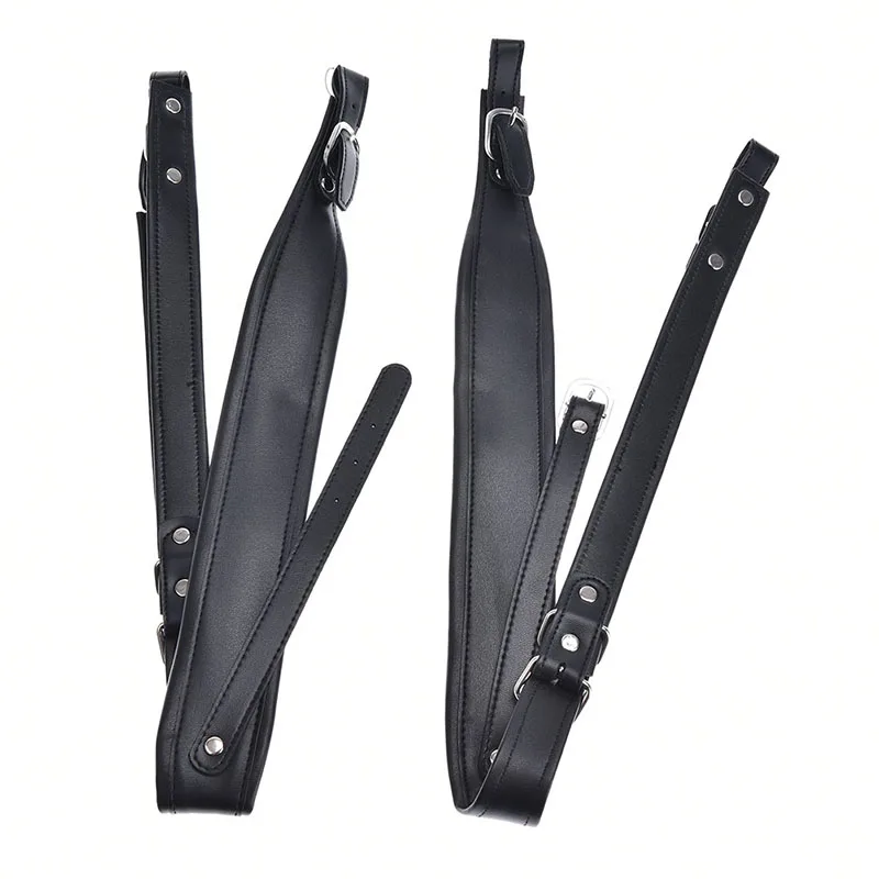 Adjustable Accordion Straps For PU Leather Shoulder Straps Harness 16