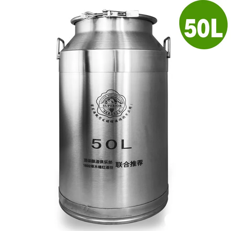 

50L 316 Stainless Steel Fermenters Liquor Fermented Wine Fermented Beer Fermenters Homebrew Wine Making Tools Barrel