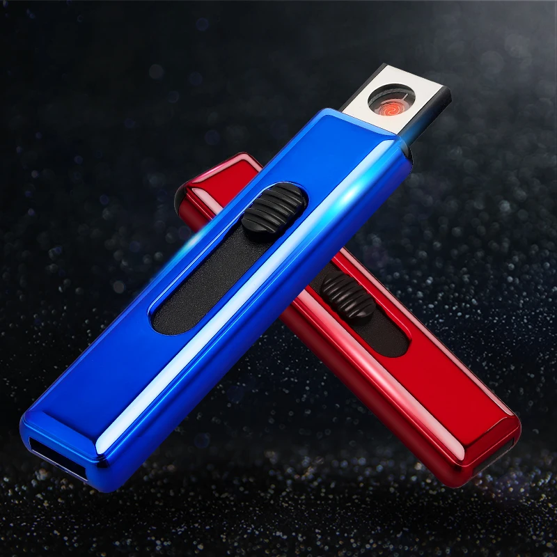 

Lighter USB Flameless Electronic Lighter Rechargeable Windproof Premium Lighters,Plasma Cigarette Lighter Cool Present Dad Gift