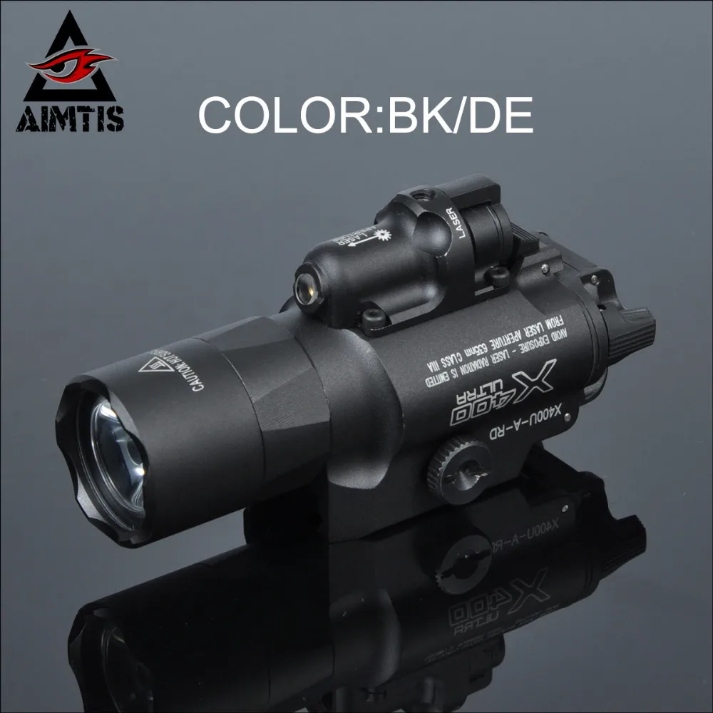 AIMTIS SF X400 ультра ночной эволюционный пистолет с красным лазером тактический