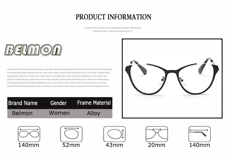 Оправа для очков, женские очки кошачий глаз, компьютерные оптические очки для глаз, очки для женщин, прозрачные линзы для женщин, de RS109