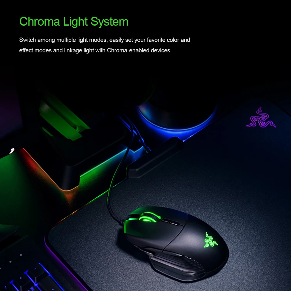 Мышь Компьютерная Razer Basilisk игровая оптическая 16000 DPI 8 программируемых