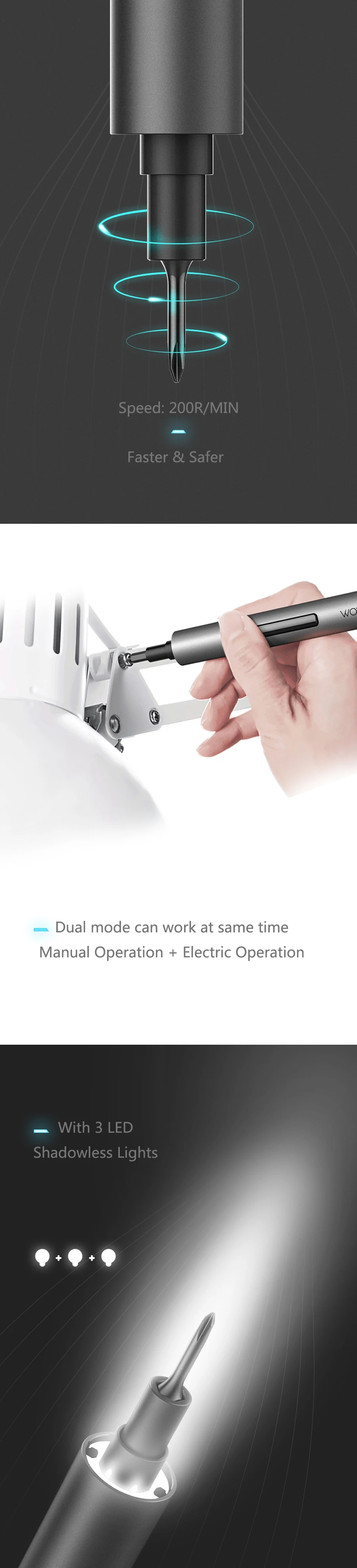 Original xiao mi smart wowstick 1f +