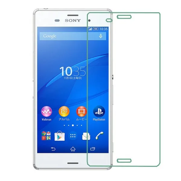 Sinzean 50 шт для Sony Xperia Z3 Закаленное стекло протектор экрана 2.5d 0,3 мм