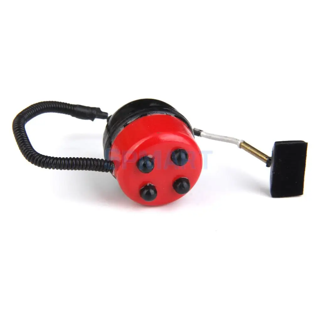 3 Pieces Garden Tools +Cute Red Plastic Vacuum Cleaner for 1/2 Doll House Miniatures Garden Accessories Kids Toy
