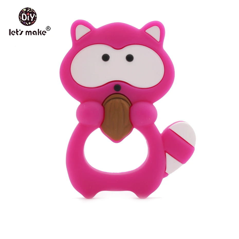 Fazer dos Desenhos Brinquedos para Chupeta Corrente com Berço Mordedor do Bebê Letmake Animados Silicone Bebê Mordedor Encantos Faça Você Mesmo Cama Móvel Pendurado Chocalho s 5 pc 15 Mordedores p bebê