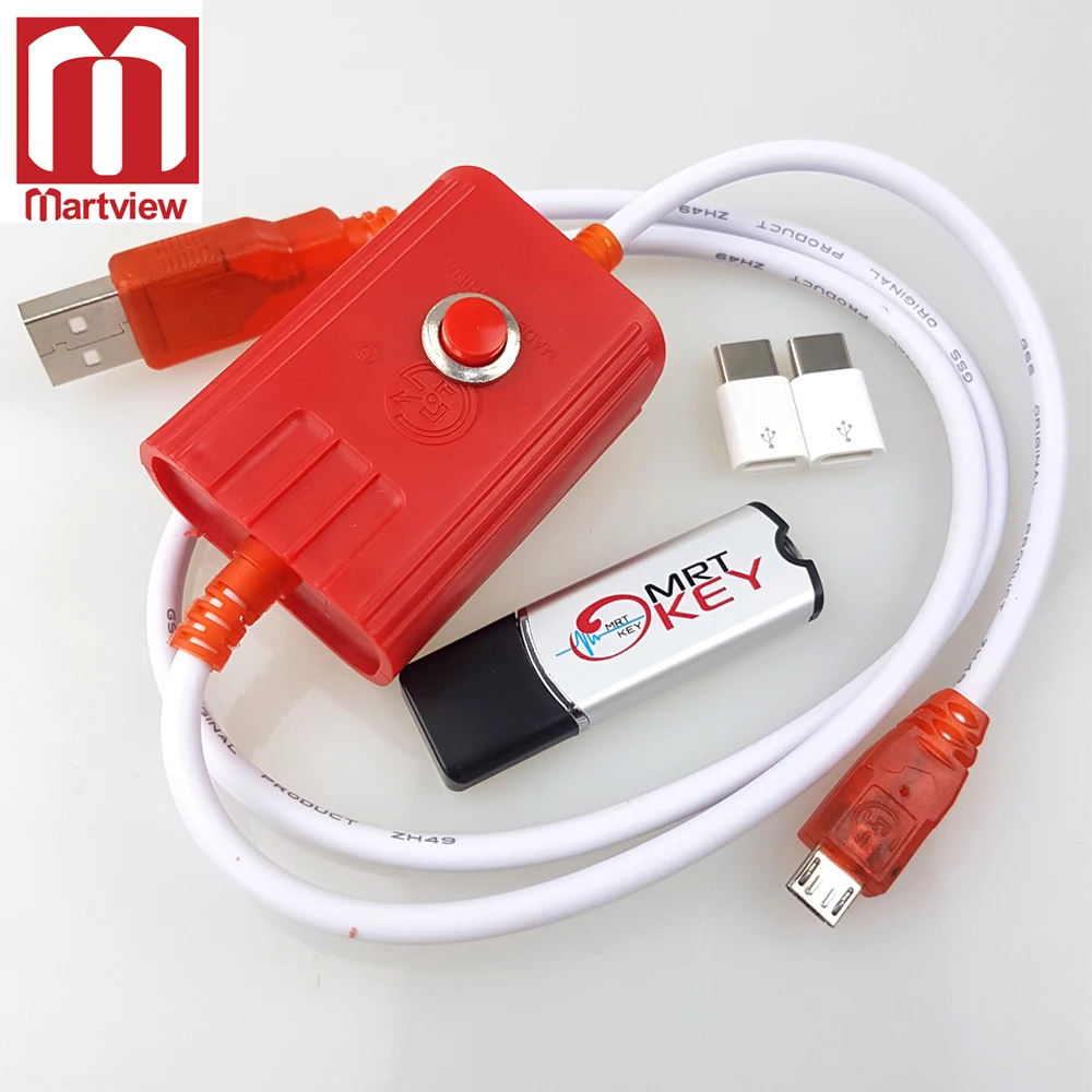 

Martview MRT Dongle MRT Key Mobile Repairing Tools + free Big Button Style Open Port 9008 Engineering Flash Cable