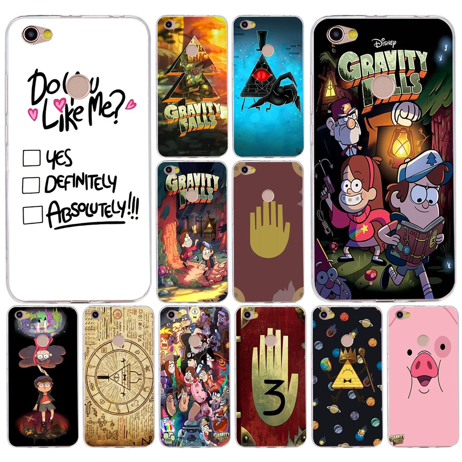 

108H Gravity Falls Silicone Soft Tpu Cover phone Case for xiaomi redmi 4a 6a 4x note 5a pro mi a1