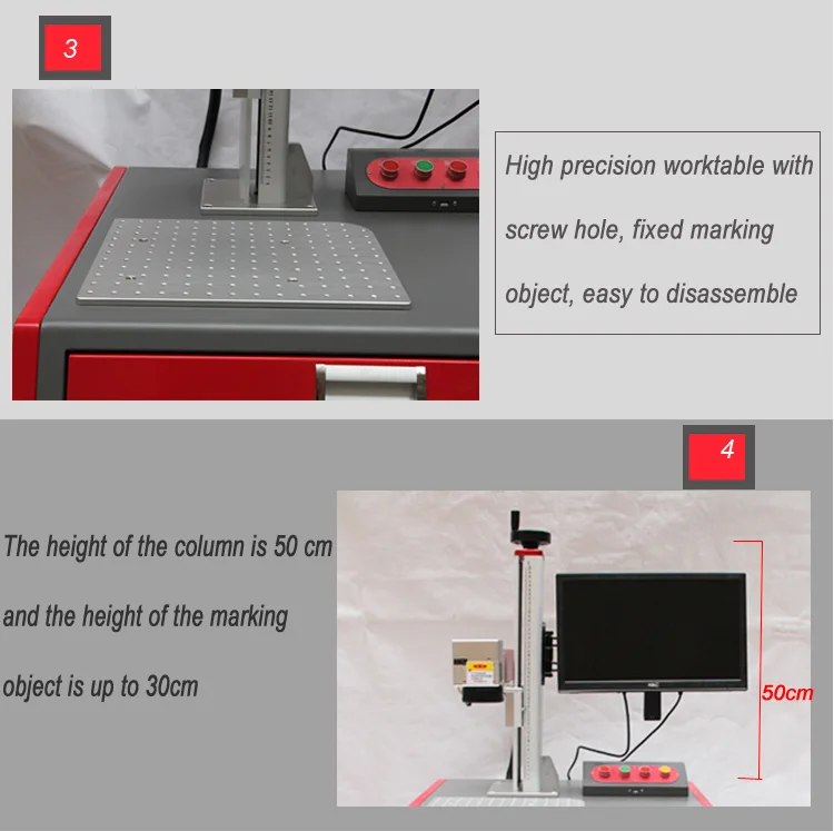 Индия агентство цена новая табличка 20 Вт Волоконно лазерная маркировочная машина DIY Лазерный Гравер машинка для металлической маркировки