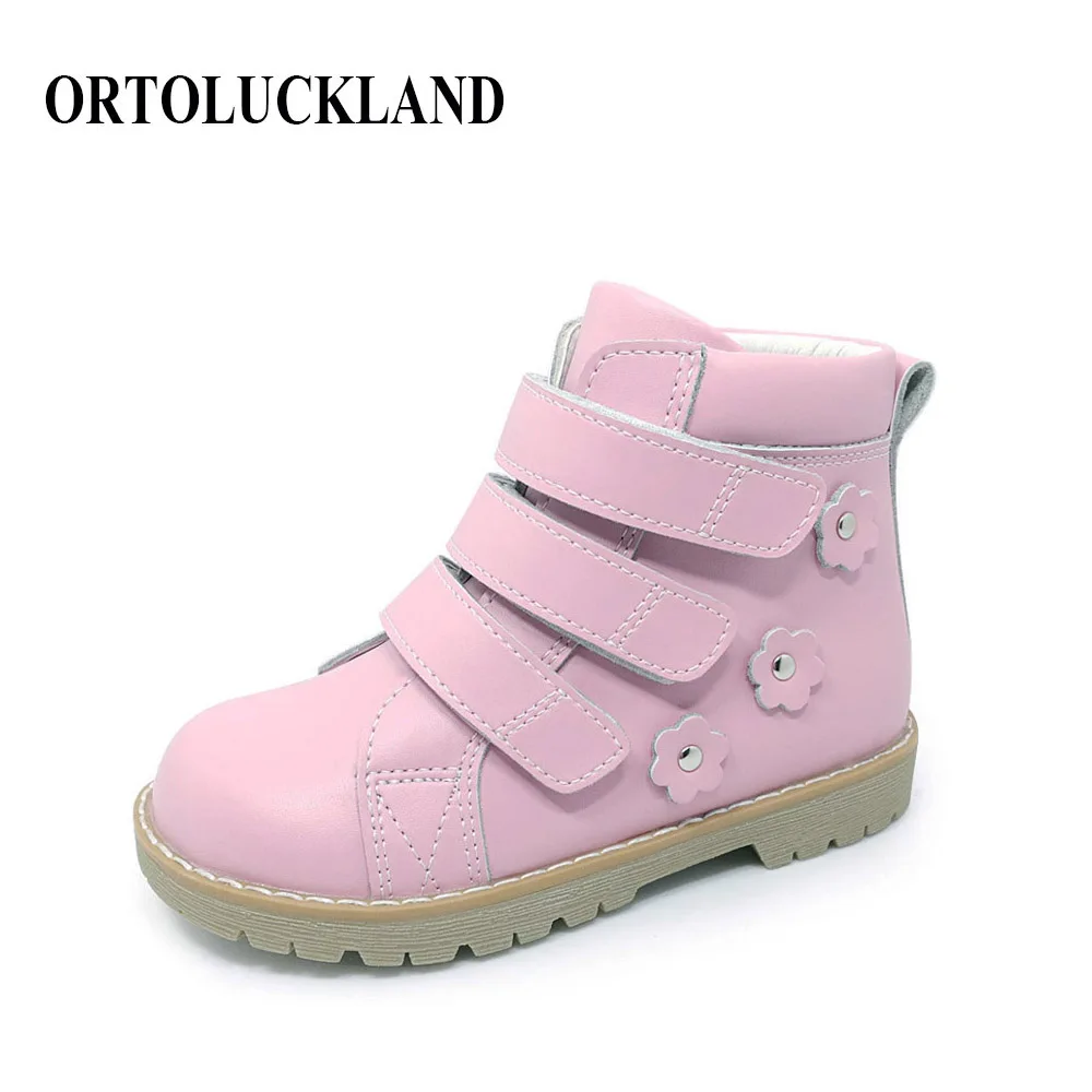 girls pink ankle boots