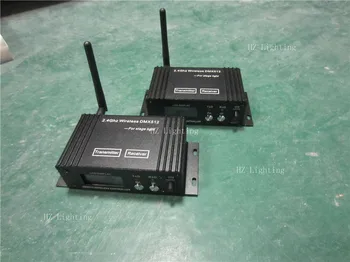 

Free Shipping 10pcs/lot 2.4G Wireless DMX 512 Controller Transmitter Receiver 2in1 LCD Display Repeater Lighting Controller