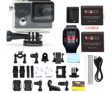 Yagoo8 Wi-Fi Экшн камера Full HD4K/1080 P Спорт на открытом воздухе Cam Go Водонепроницаемый 30 м Pro удаленного 32 64 г рекордер темно-Дайвинг камеры
