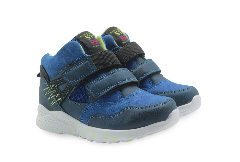 Apakowa/весенне-Осенняя обувь для мальчиков ботильоны из искусственной кожи для маленьких детей; детская обувь с заплатками новые кроссовки на плоской подошве; европейские размеры 27-32