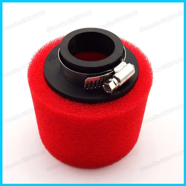 Red Foam Straight Air Filter 35mm For 50cc 70cc 90cc 110cc Pit Dirt