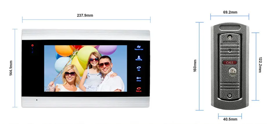 introduce indoor monitor  Video Doorbell Monitor Intercom 