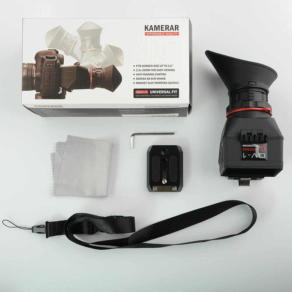 

KAMERAR QV-1 LCD VIEWFINDER VIEW FINDER FOR CANON 5D MarK III II 6D 7D 60D 70D,f Nikon D800 D800E D610 D600 D7200 D90 Genunie