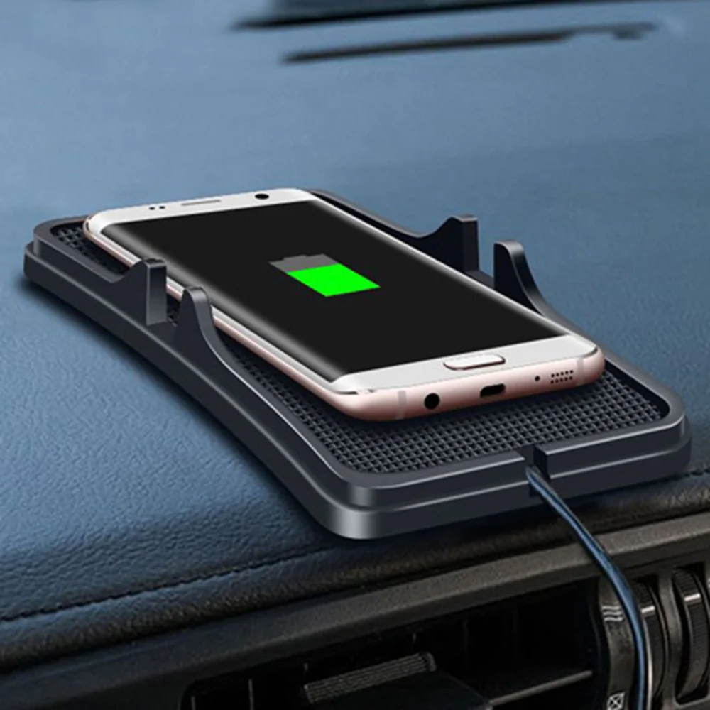 Qi Wireless Car Charger for iPhone 7 8 Plus X XS Max XR Samsung Note 9 S9 S8 Plus Quick Wireless Charging Charger Qi Wireless Car Charger for iPhone 7 8 Plus X XS Max XR Samsung Note 9 S9 S8 Plus Quick Wireless Charging Charger