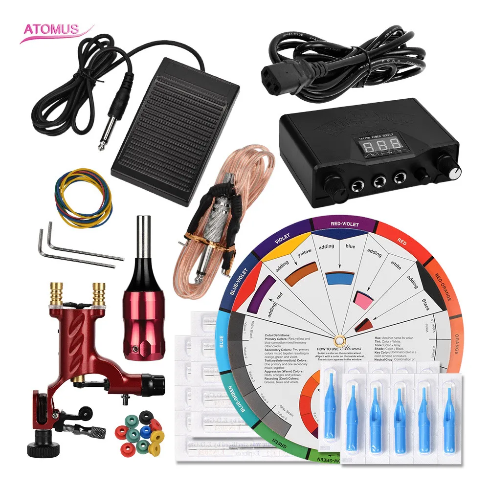 

Rotary Tattoo Machine Rotativa Rotary Tattoo Machine Equipo Tatouage Nueva Llega Suplies Kits Tools Pen Permanent Professional