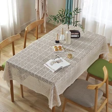 Cotton Fabric Handmade Crochet Tablecloth Geometric Diamond Hollow American Pastoral Table Cloth Solid White Obrus Mantel цена Cotton Fabric Handmade Crochet Tablecloth Geometric Diamond Hollow American Pastoral Table Cloth Solid White Obrus Mantel цены онлайн